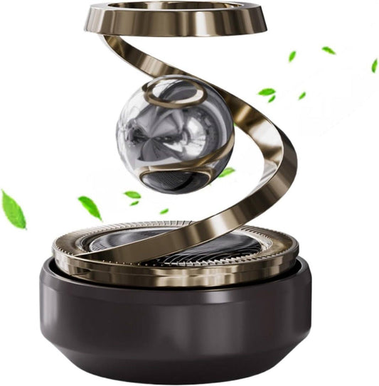 Solar-Powered Rotating Car Air Freshener & Aromatherapy Diffuser