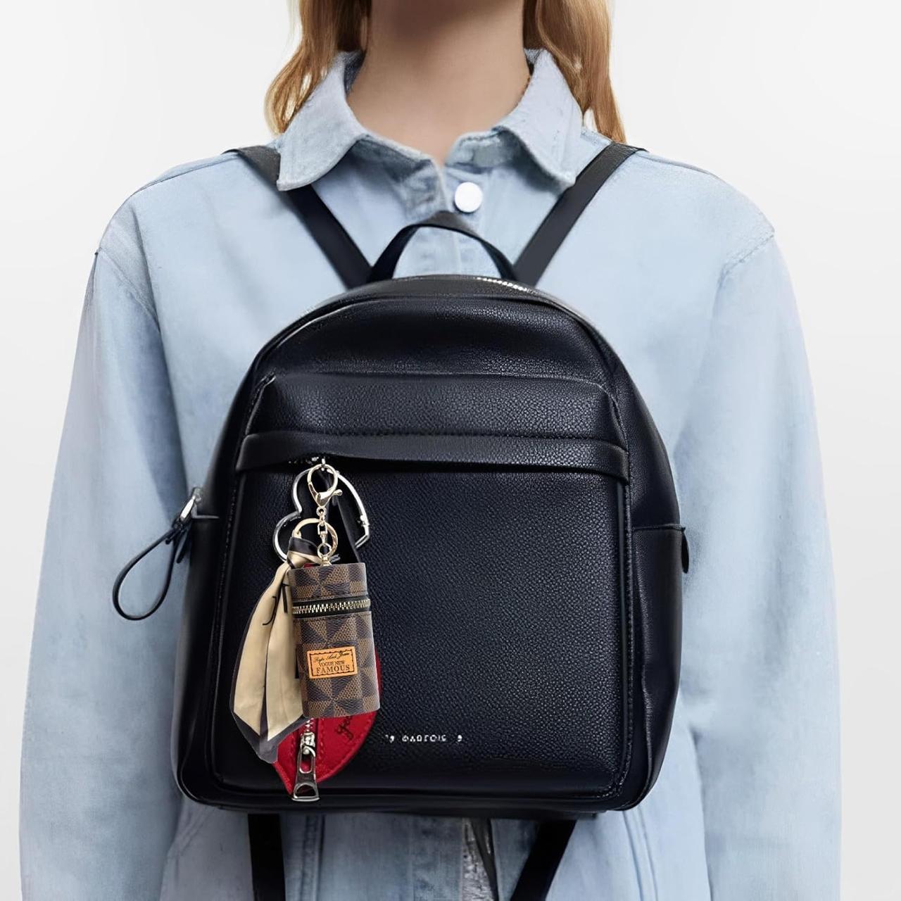 Chic Mini Leather Keychain Bag & Multipurpose Organizer