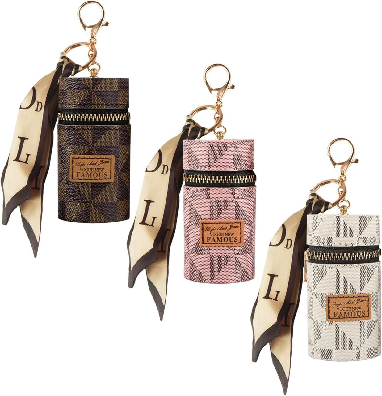 Chic Mini Leather Keychain Bag & Multipurpose Organizer